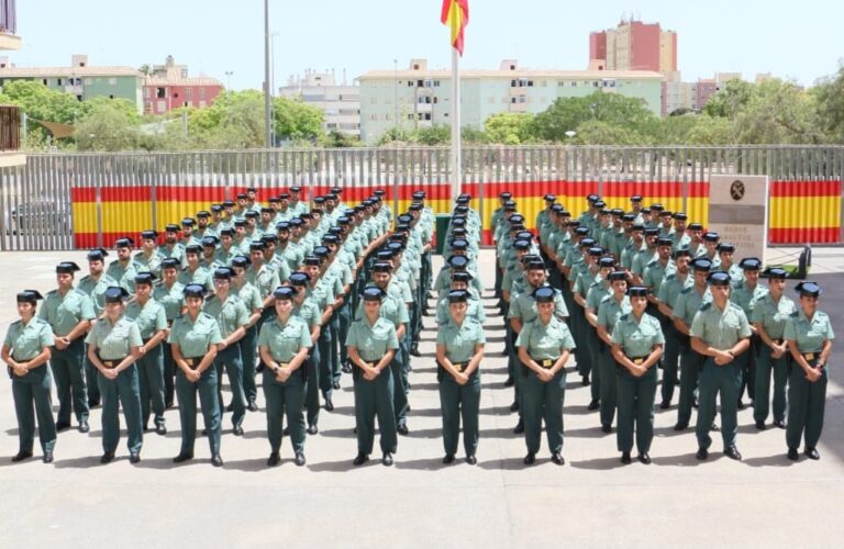 Nuevos agentes de la Guardia Civil.