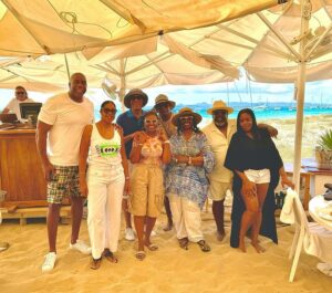 Magic Johnson y Samuel L. Jacson en Ibiza