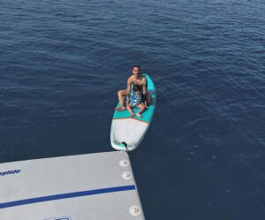 Marc Cucurella en sus &uacute;ltimas vacaciones en Ibiza