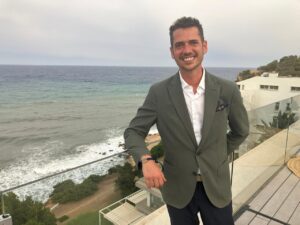 Matías Martorell, en la azotea del Hotel Meliá.