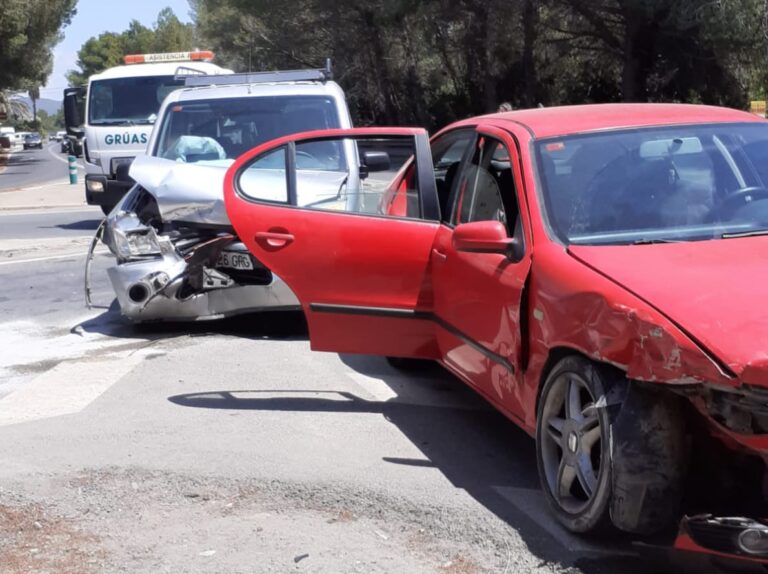 Accidente en el Cruce de los Cazadores.