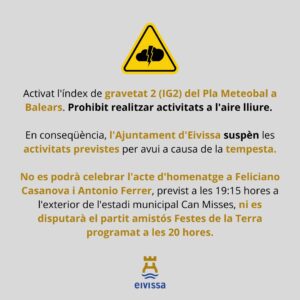 Suspensi&oacute;n del encuentro entre la SD Ibiza y la UD Ibiza.