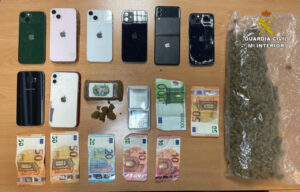 Material secuestrado en Sant Josep.