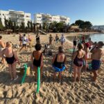 Aquagym en la playa. Archivo