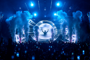 Calvin Harris en su residencia en Ushua&iuml;a Ibiza (Ph prensa)