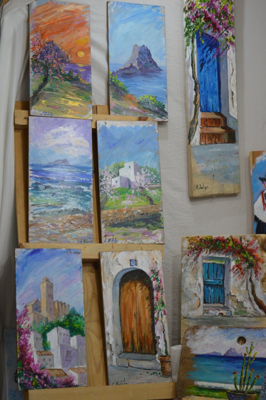DSC 0204 El arte de Lola Hidalgo en Viu l’Artesania 2024. (Foto: La Voz de Ibiza)