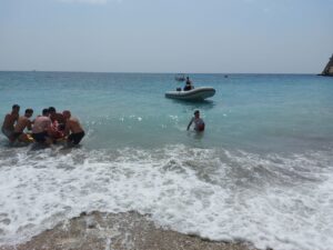 Evacuaci&oacute;n ba&ntilde;ista Sol d'en Serr&agrave;