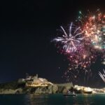 Fuegos artificiales en Ibiza
