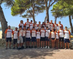 Equipo del Club N&agrave;utic Sant Antoni.