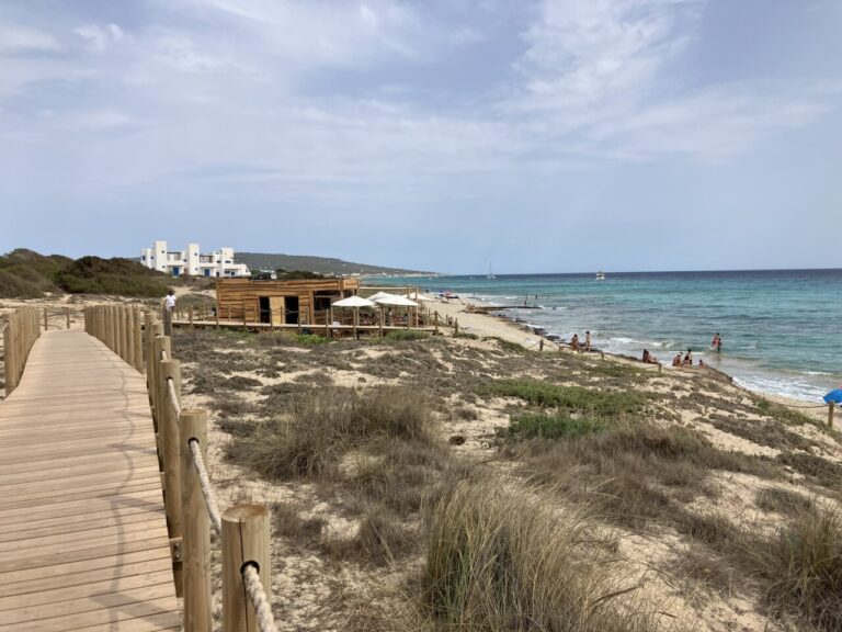 Playa de Migjorn de Formentera.