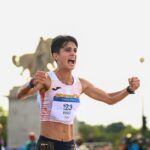 Mar&iacute;a P&eacute;rez y &Aacute;lvaro Mart&iacute;n, oro en el relevo mixto de marcha de Paris 2024