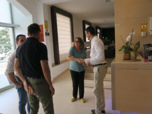 Reuni&oacute;n del Ayuntamiento con representante de los hoteles.