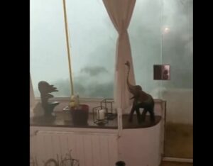 Tormenta en Ibiza
