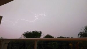 Tormenta en Ibiza