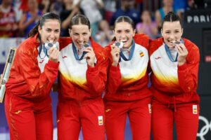 Vega Gimeno, Sandra Ygueravide, Gracia Alonso de Armi&ntilde;o y Juana Camili&oacute;n, medallistas en Paris 2024
