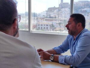 Rub&eacute;n Sousa en su despacho de la calle Carlos III.