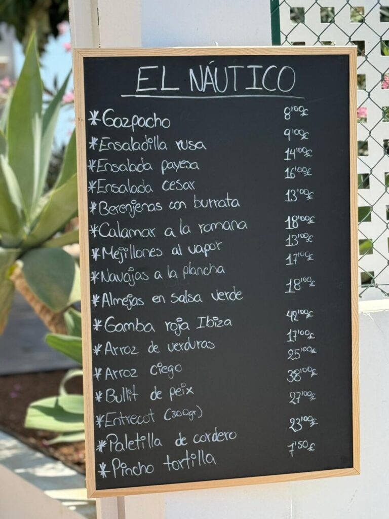 Restaurante 'El Náutico Ibiza'.