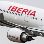 Un avión de Iberia.