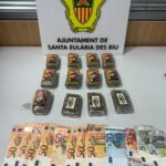 Policía Local de Santa Eulària detiene a un hombre e intervienen 1,2 kilos de hachís