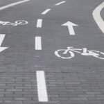 Carril de bicicleta.