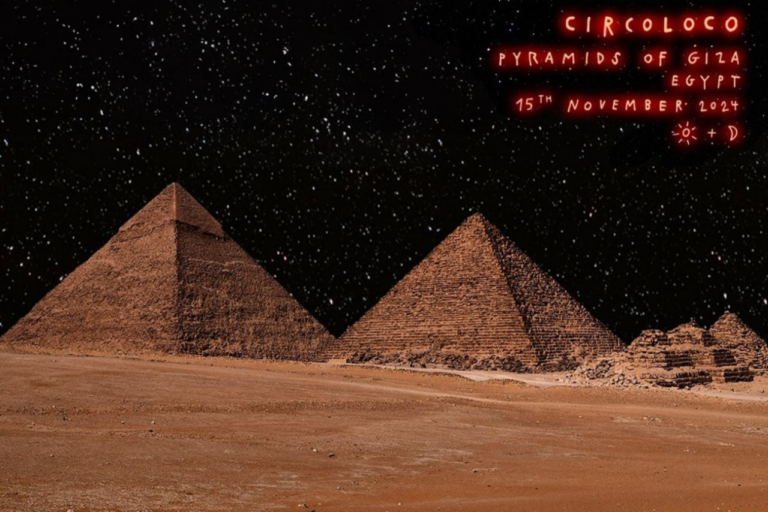 Circoloco presenta una fiesta en las pirámides de Giza (ph @circolocoibiza)