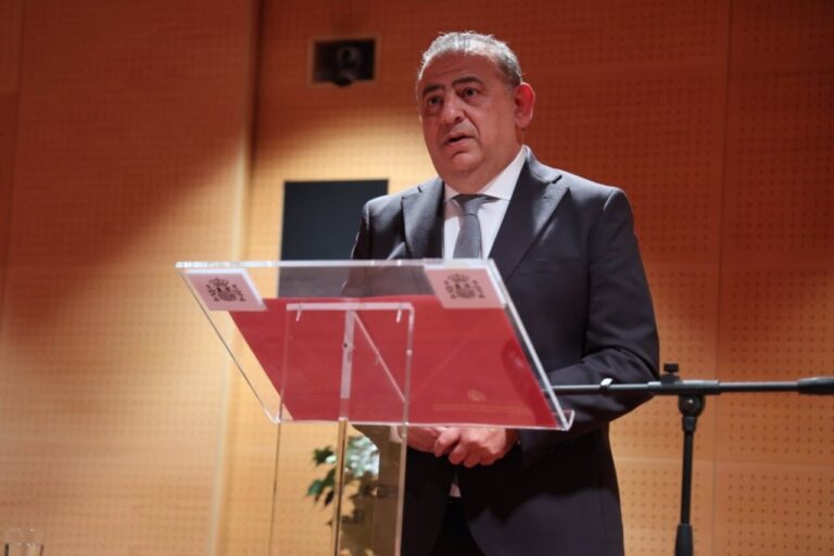 El delegado del Gobierno en Baleares, Alfonso Rodríguez, en el acto de toma de posesión de su cargo.