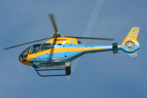El helic&oacute;ptero 'Pegasus' de la DGT.