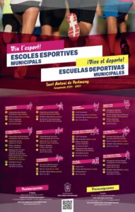 Escoles esportives municipals 2024 2025 cartell