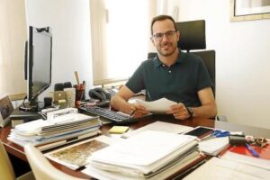 H&eacute;ctor Pons, alcalde de Mah&oacute;n.