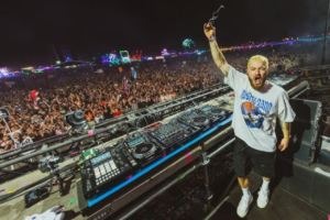 James Hype en su presentación en EDC méxico (Ph James Hype YouTube)