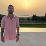 Lionel Messi en su mansión de Ibiza
