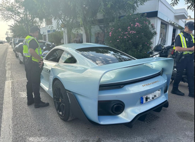 Controles de la Policía Local de Ibiza.