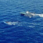 Una patera interceptada por la Guardia Civil