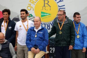 Don Juan Carlos en Sanxenxo.