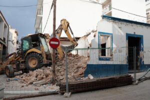 Demolici&oacute;n de Can Tun&iacute;s en Sant Antoni.