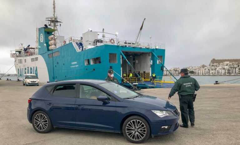 Imagen de archivo de un control de la Guardia Civil.