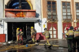 El incendio de Murcia (Ph press)