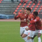 SD Ibiza festejando un gol.