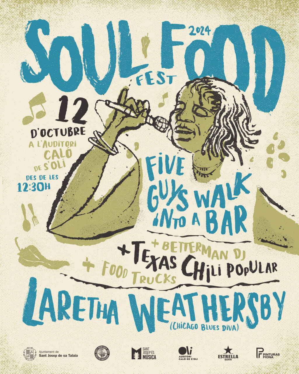 Poster del festival (Realizado por el ilustrador, diseñador y dj Ricard Bofill) Poster del festival (Realizado por el ilustrador, diseñador y dj Ricard Bofill)
