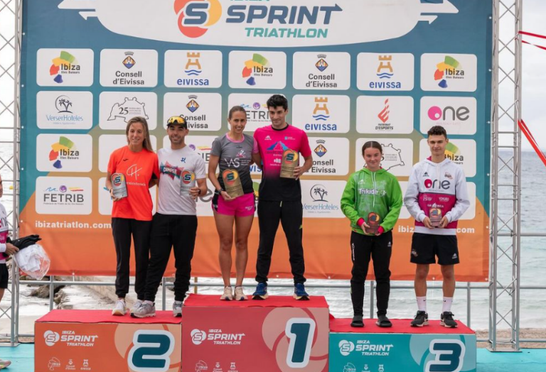 Ganadores del del Ibiza Sprint Triathlon.