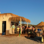 Uno de los chiringuitos en Formentera.