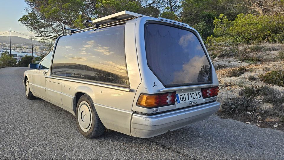 sale hearse camperized