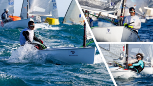 Participantes ibicencos en el Campeonato de Europa de la clase Finn