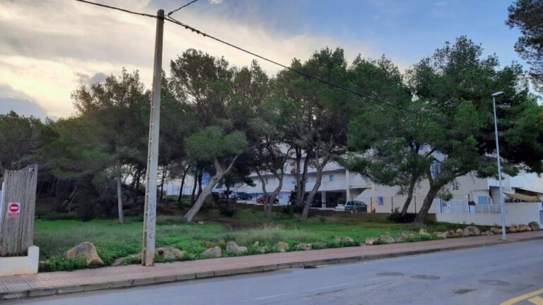 Zona en donde se ubicará el futuro parque urbano en el área de es Canar.