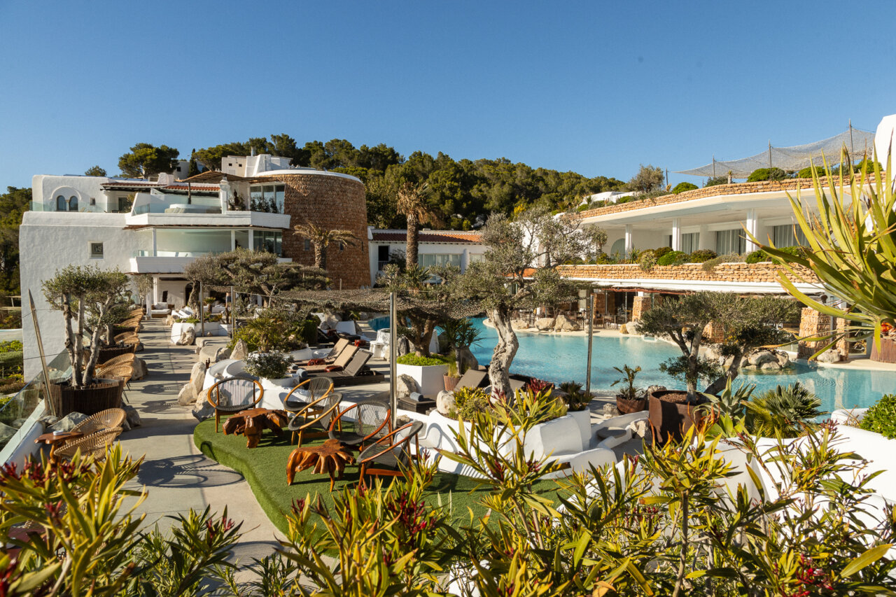 Hotel Hacienda Na Xamena de Ibiza.