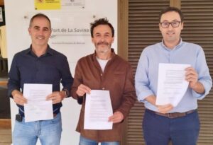 Jos&eacute; Manuel Alcaraz (Sa Uni&oacute;), Rafa Ram&iacute;rez (PSOE) y Rafa Gonz&aacute;lez (GxF).