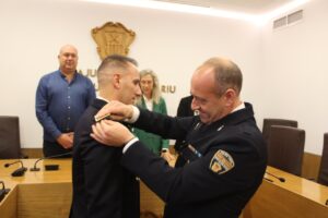 Relevo Polic&iacute;a Local de Santa Eul&agrave;ria.