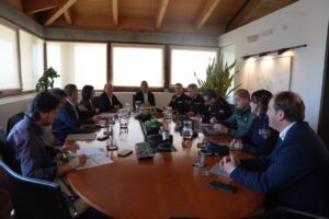 Reuni&oacute;n Polic&iacute;a Nacional y Ayuntamiento de Ibiza.