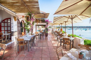 Terraza en Formentera.