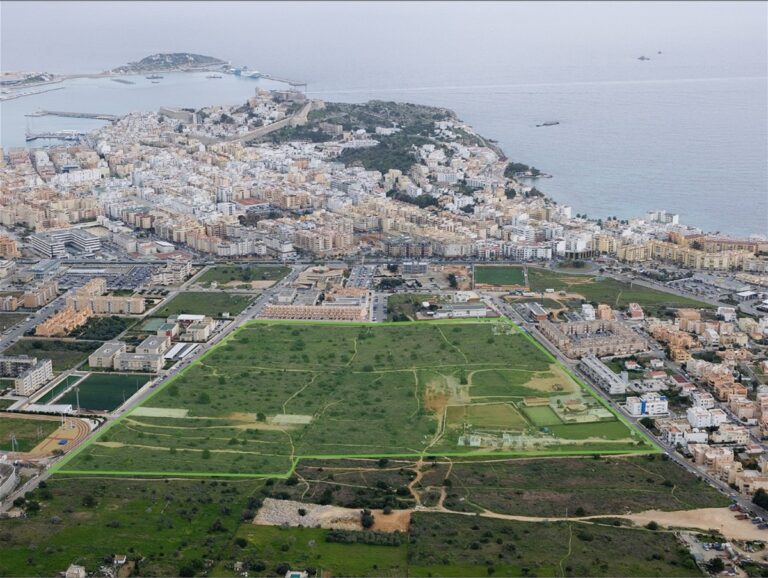 Vista aérea de Ibiza